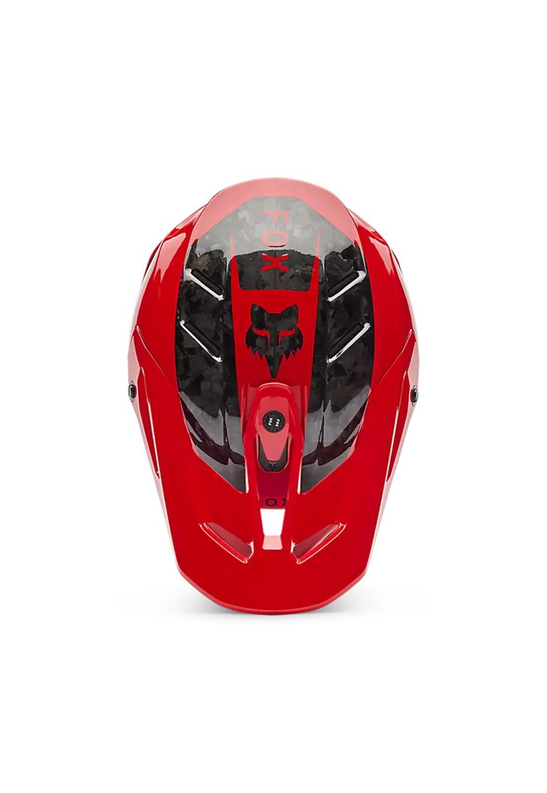 Casco Moto V3 Fracture RS Rojo Fox-3