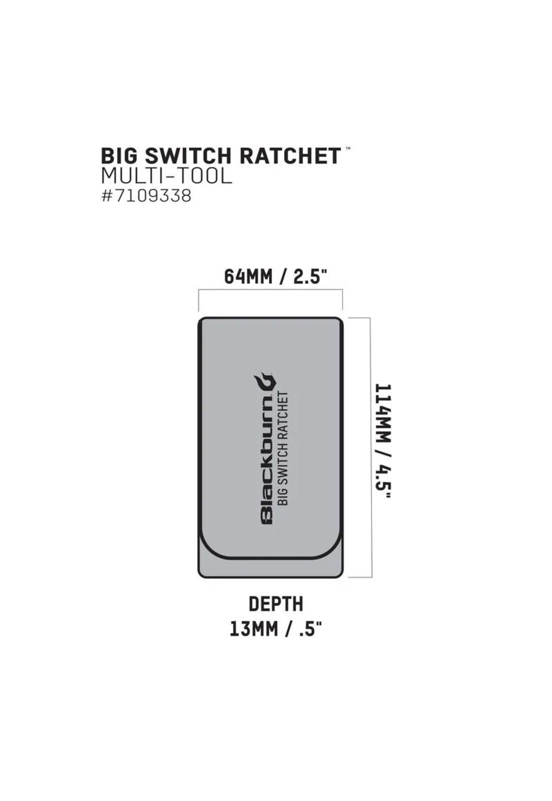 Herramientas Bicicleta Big Switch Ratchet Negro Blackburn-7