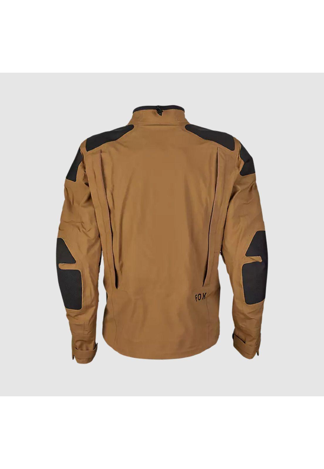 Chaqueta Moto Recon GORE-TEX ADV Impermeable Cafe Fox-1