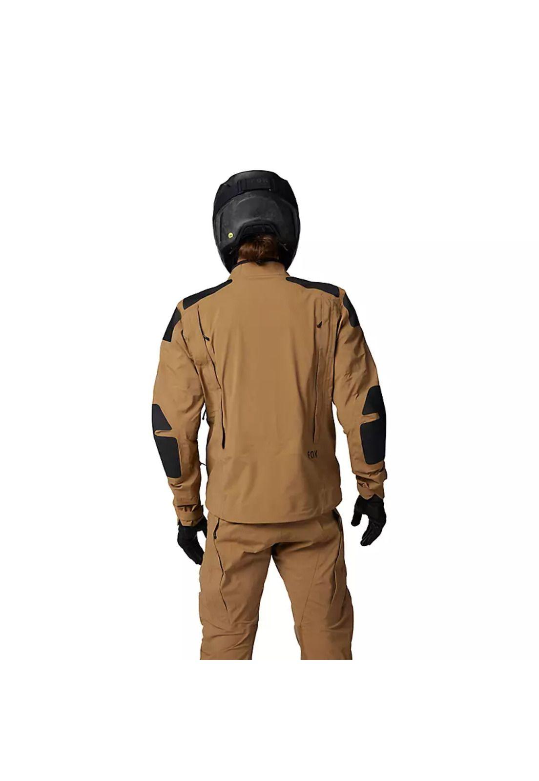 Chaqueta Moto Recon GORE-TEX ADV Impermeable Cafe Fox-3