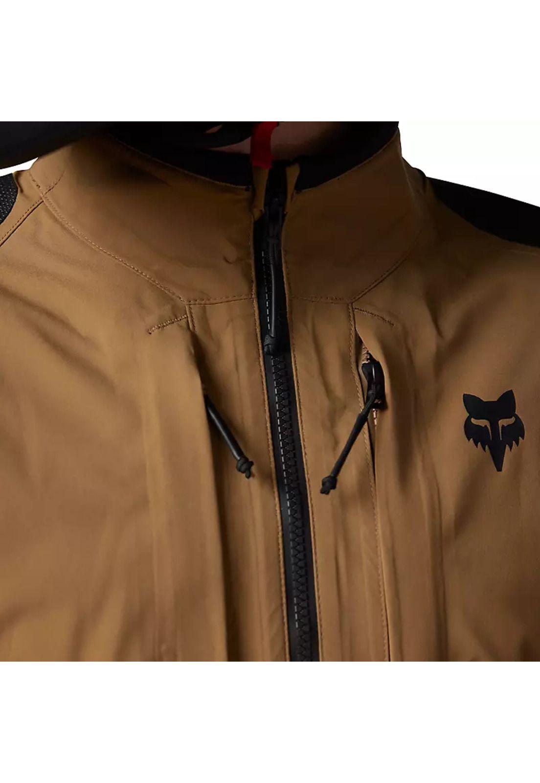 Chaqueta Moto Recon GORE-TEX ADV Impermeable Cafe Fox-4