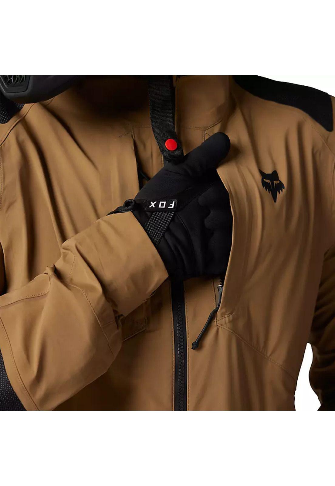 Chaqueta Moto Recon GORE-TEX ADV Impermeable Cafe Fox-5