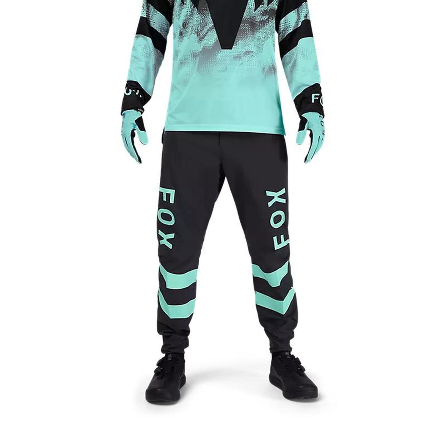 Pantalon Bicicleta Ranger Kairos Negro/Azul Fox-2
