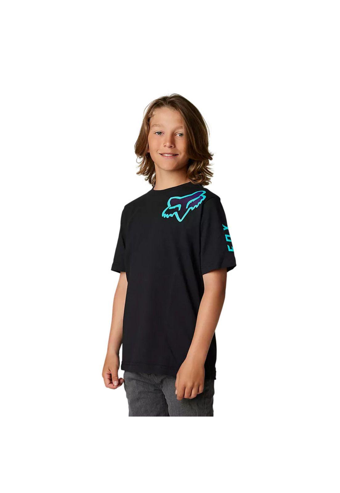 Polera Lifestyle Niño Toxsyk Negro Fox-1