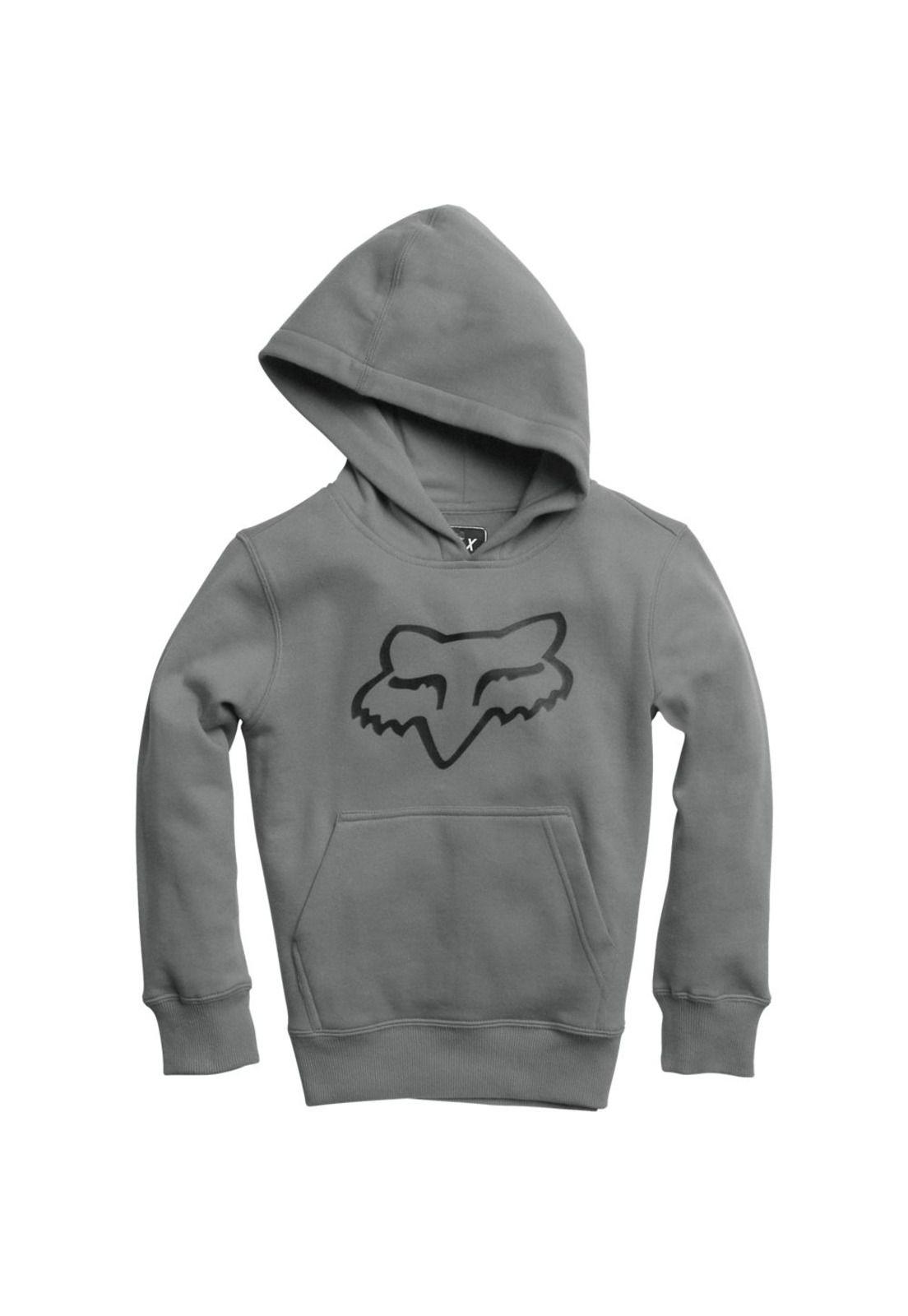 Poleron Lifestyle Niño Legacy Gris Fox-0