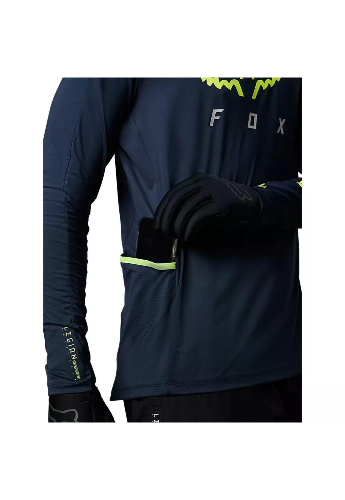 Polera Moto Ranger Drive Azul Fox-3