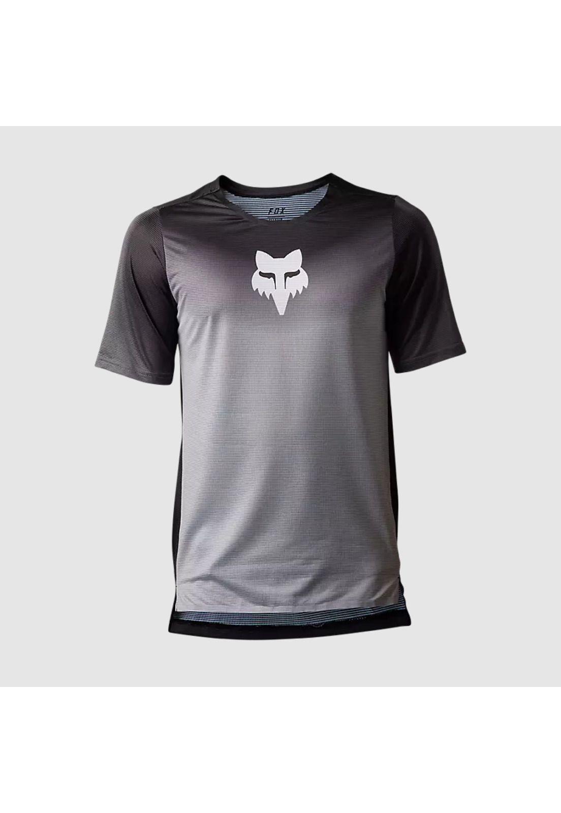 Polera Bicicleta Flexair Novah Negro/Gris Fox-0