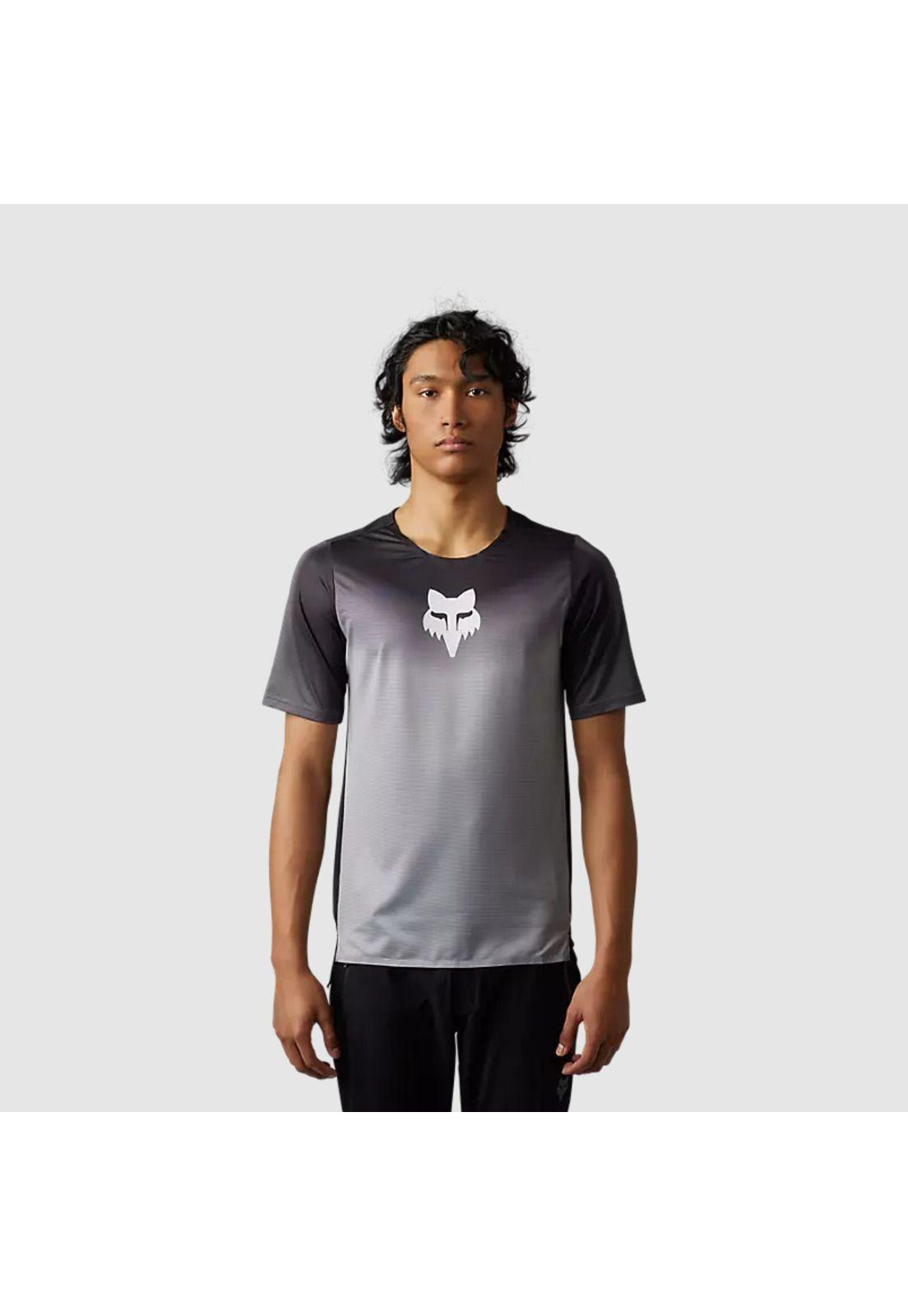 Polera Bicicleta Flexair Novah Negro/Gris Fox-1