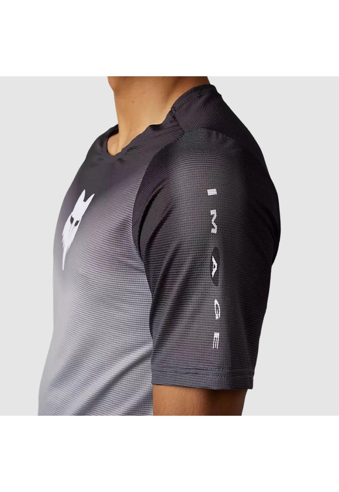 Polera Bicicleta Flexair Novah Negro/Gris Fox-3