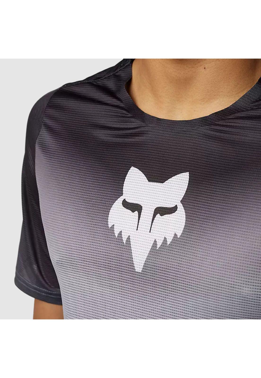 Polera Bicicleta Flexair Novah Negro/Gris Fox-4