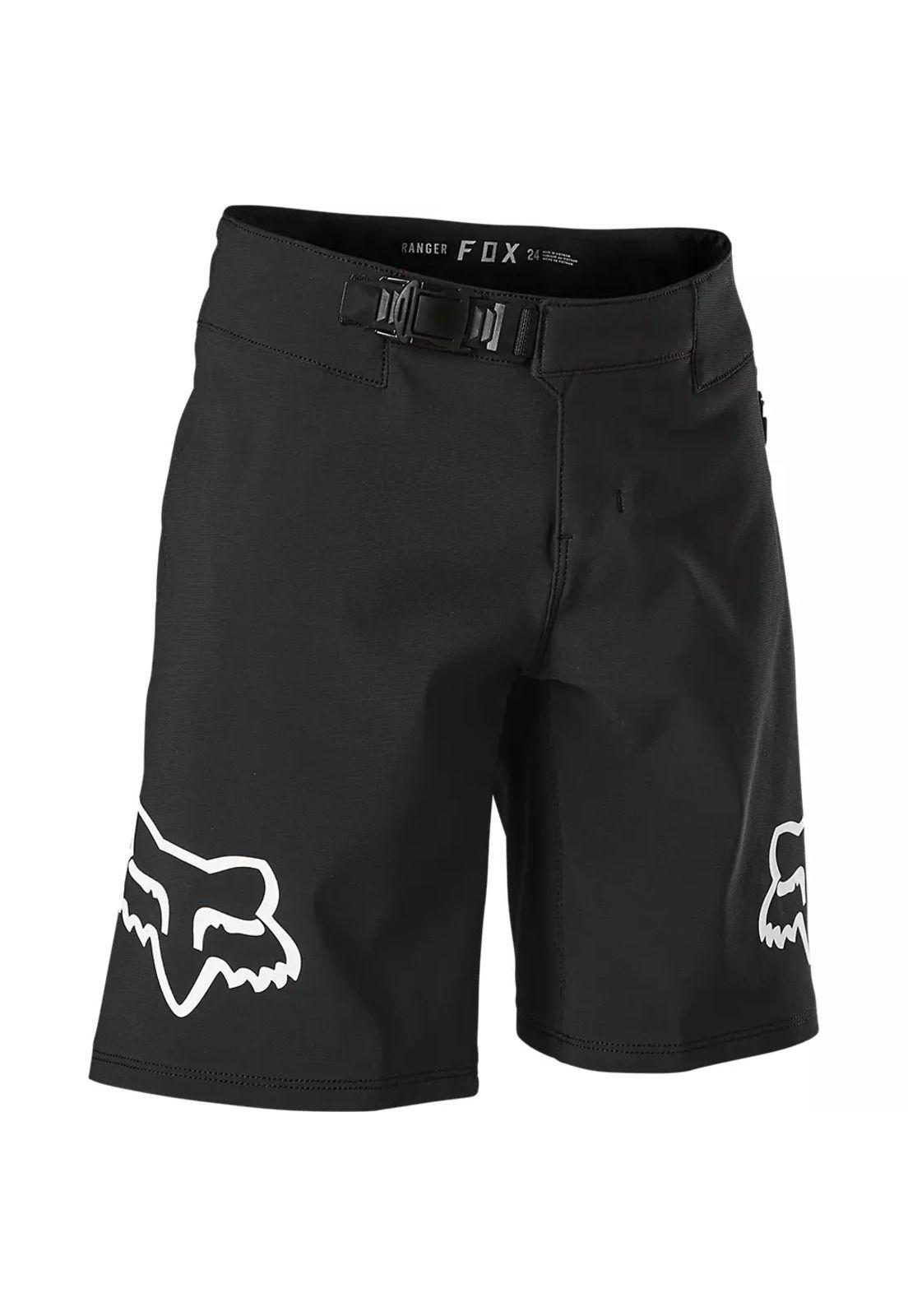 Short Bicicleta Niño Defend Negro Fox-0
