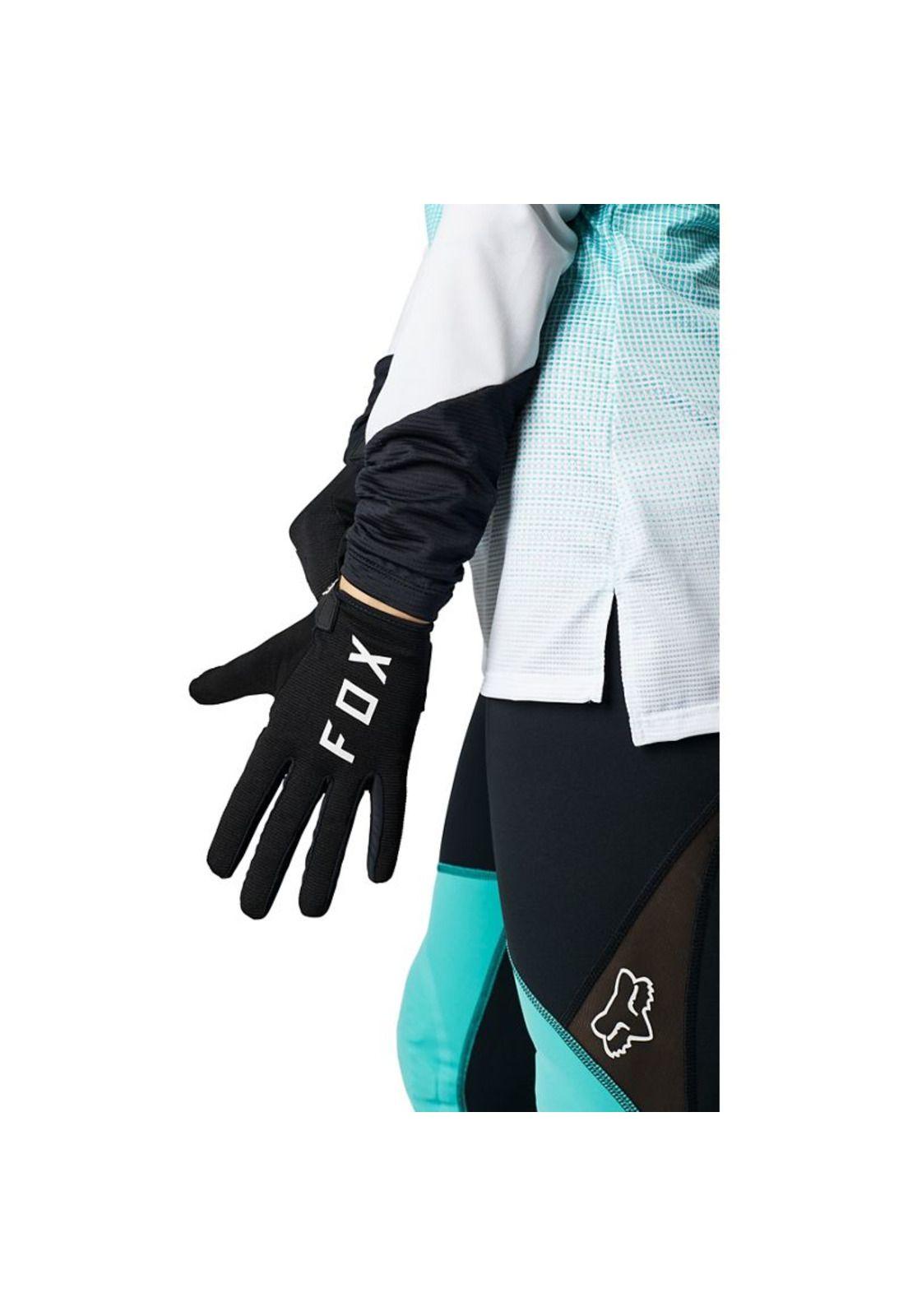 Guantes Bicicleta Mujer Ranger Gel Negro Fox-0