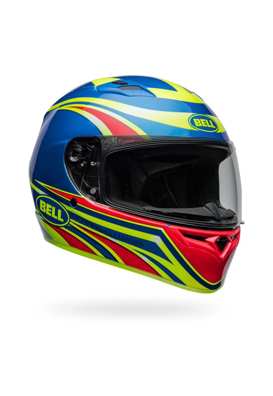 Casco Moto Calle Qualifier Azul Bell-2