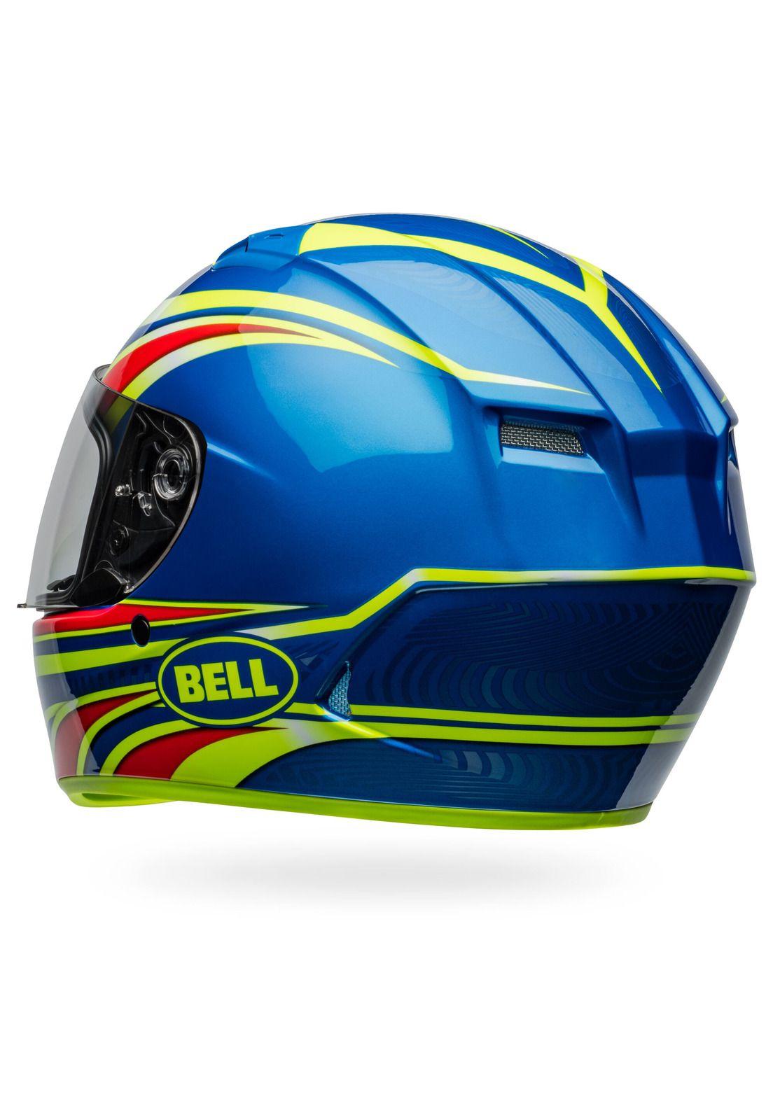 Casco Moto Calle Qualifier Azul Bell-5