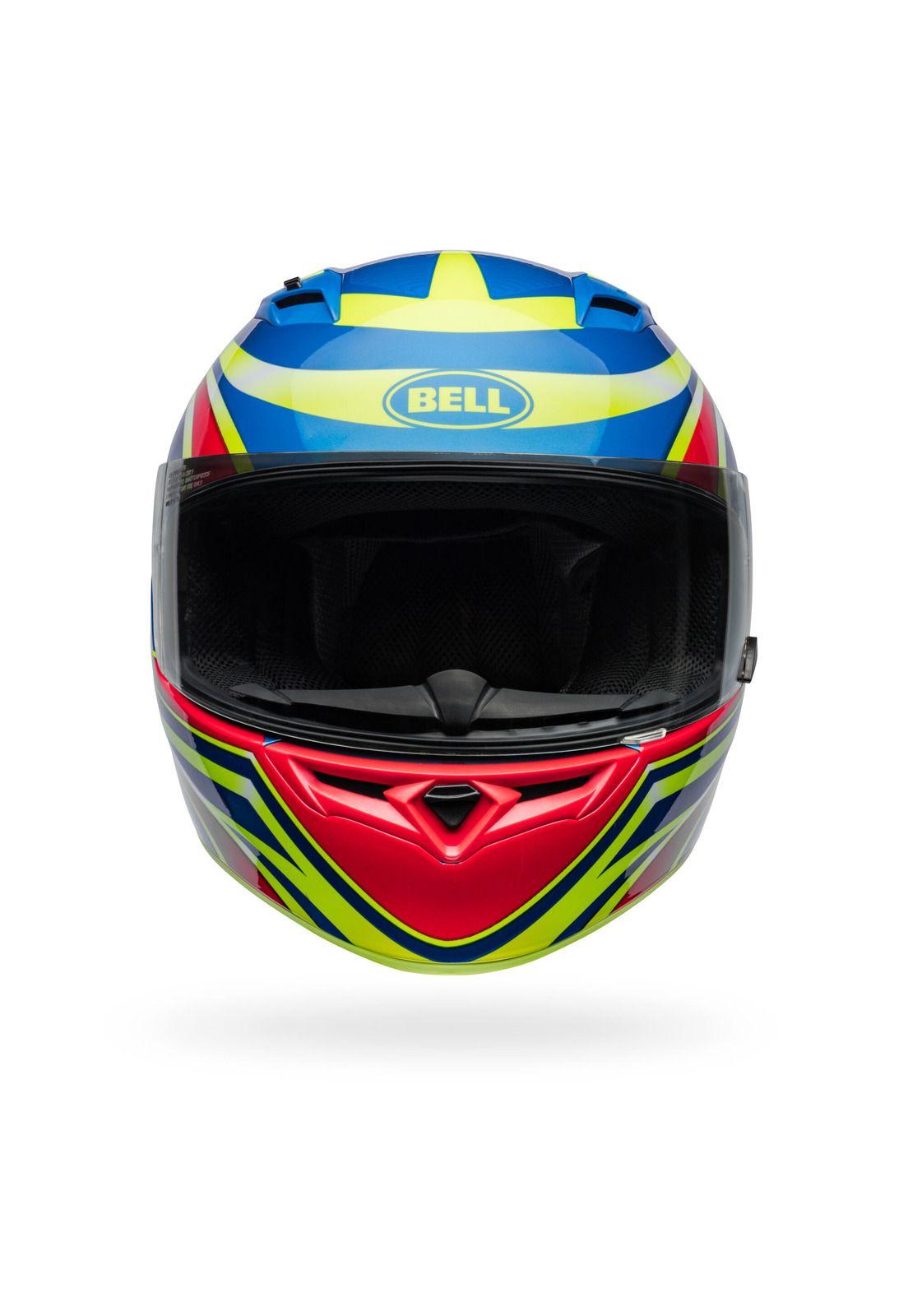 Casco Moto Calle Qualifier Azul Bell-3