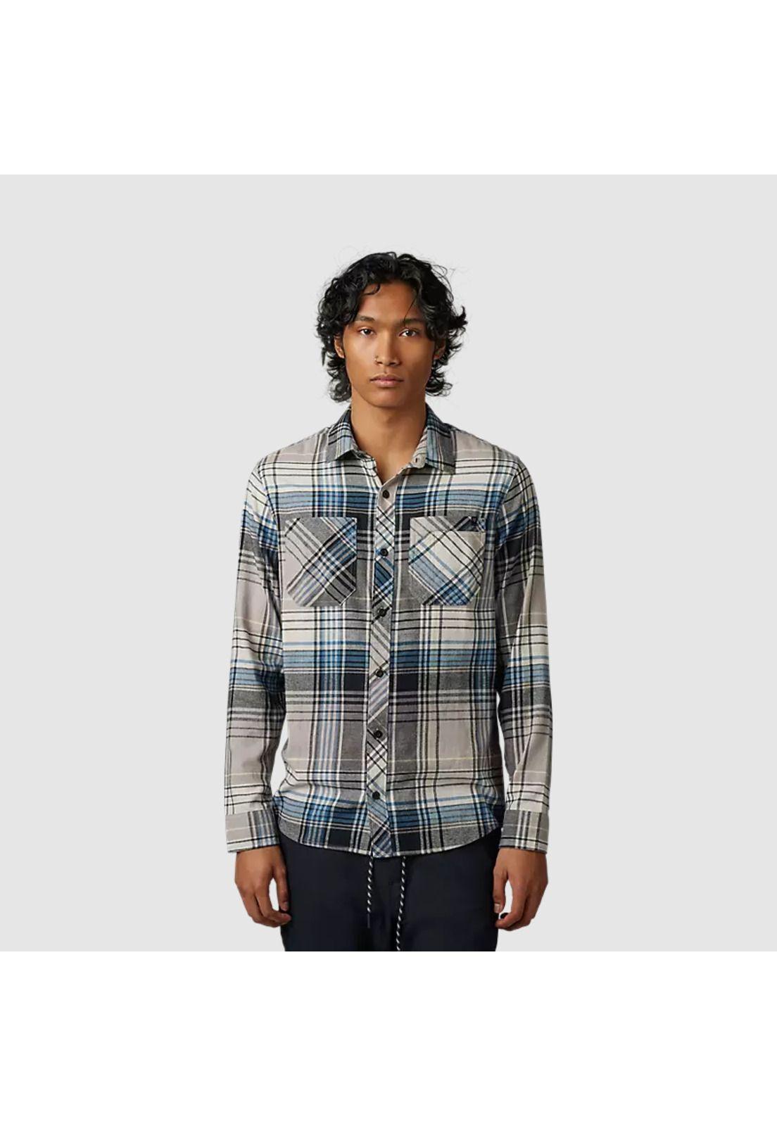 Camisa Lifestyle Turnout Utility Gris Fox-0