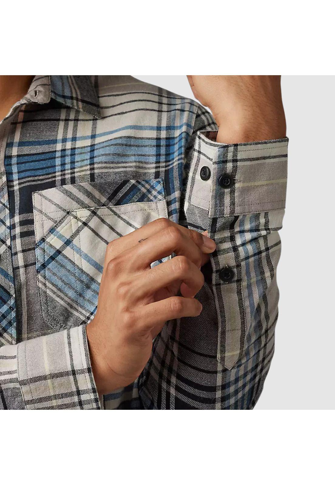 Camisa Lifestyle Turnout Utility Gris Fox-2