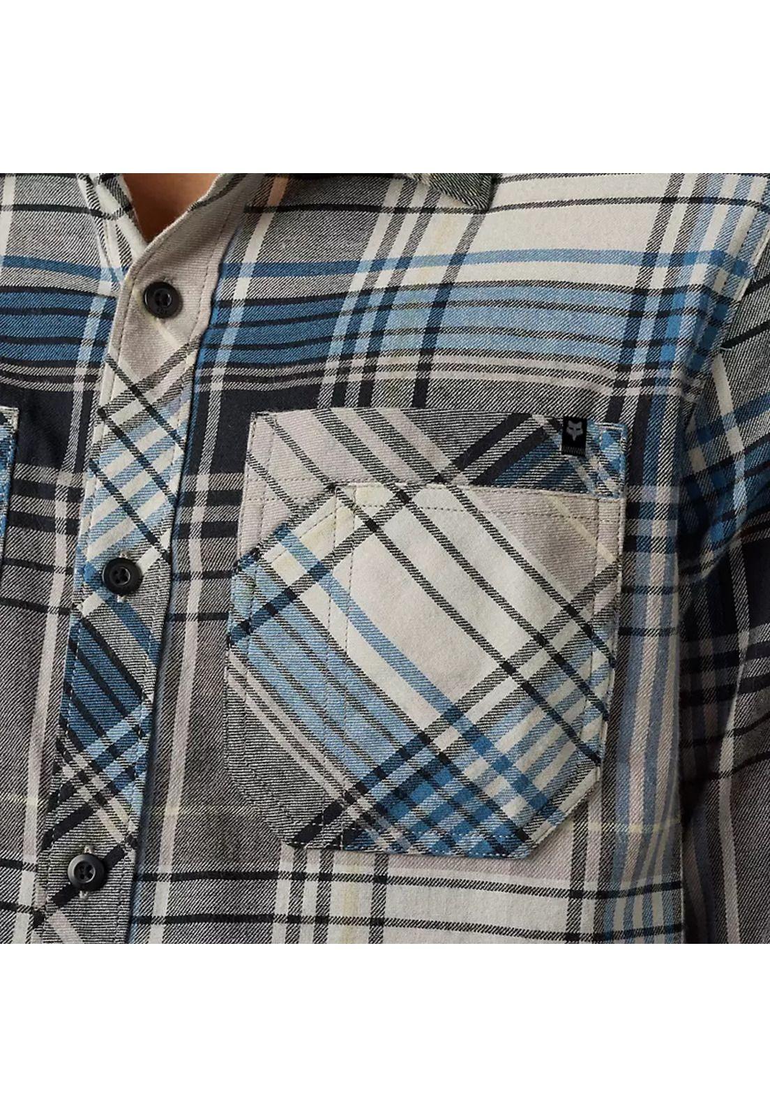 Camisa Lifestyle Turnout Utility Gris Fox-3