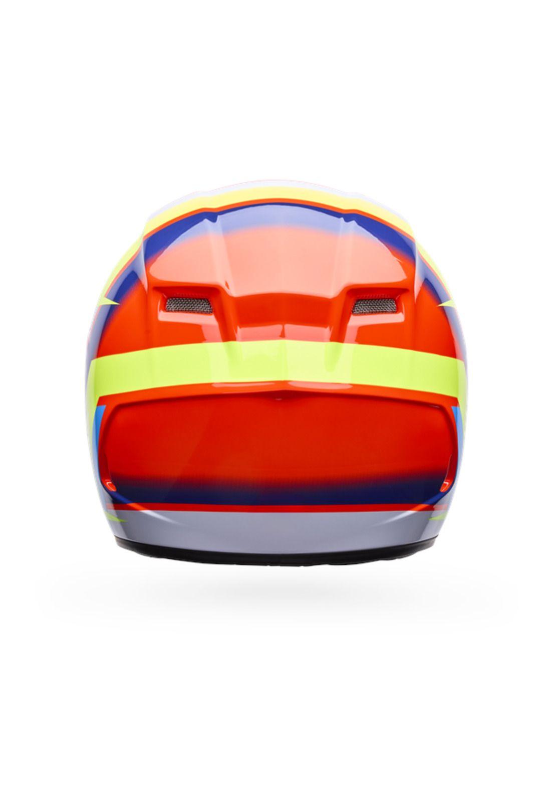 Casco Moto Qualifier Vibe Naranjo Bell-3