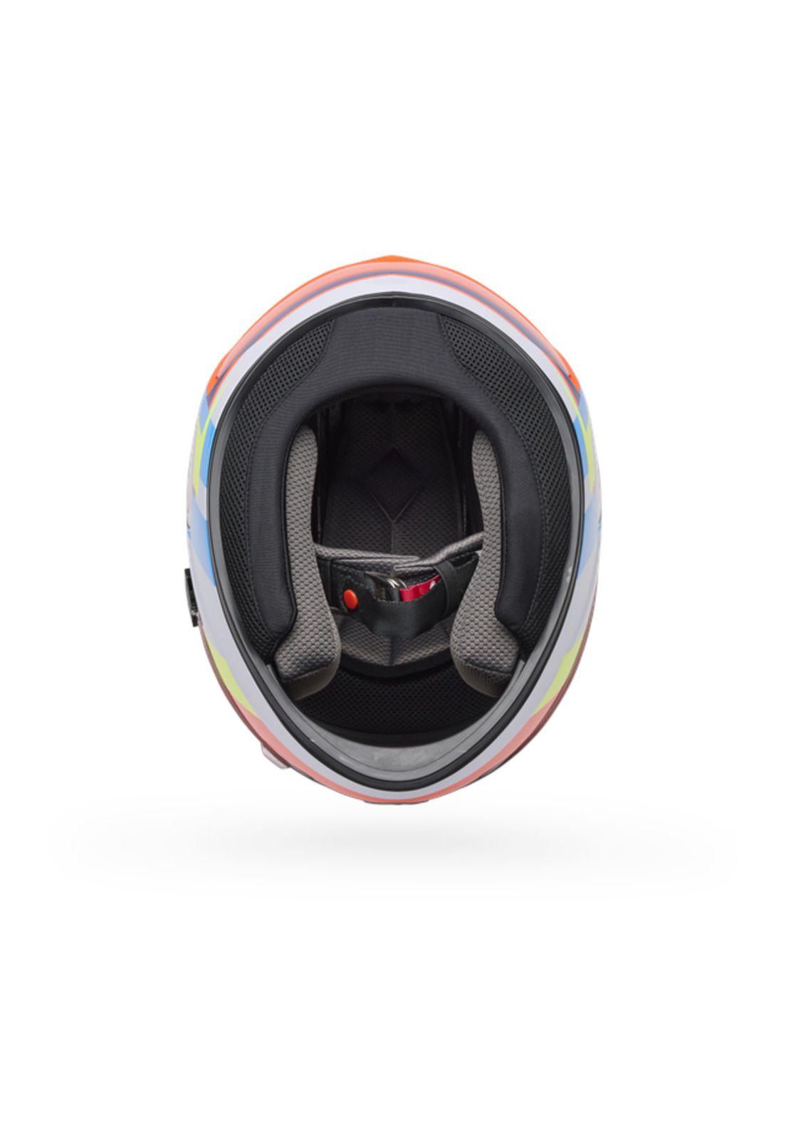 Casco Moto Qualifier Vibe Naranjo Bell-4