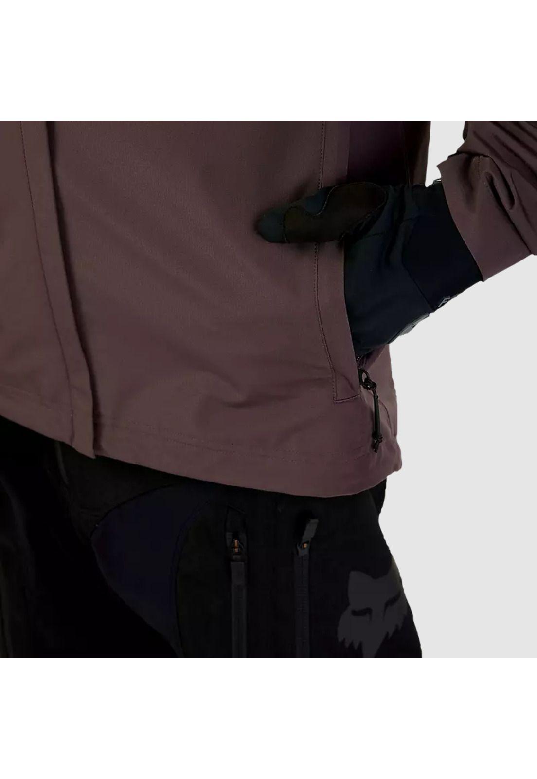 Chaqueta Moto Impermeable Offroad Morado Fox-7