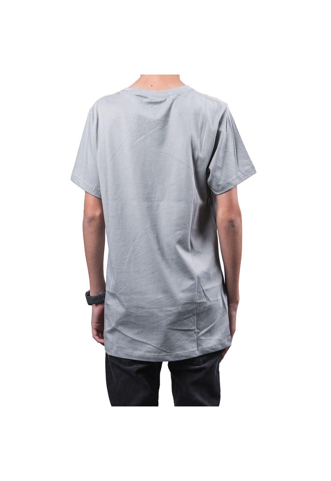 Polera Lifestyle Niño Predator SS Blanco/Camo Fox-4