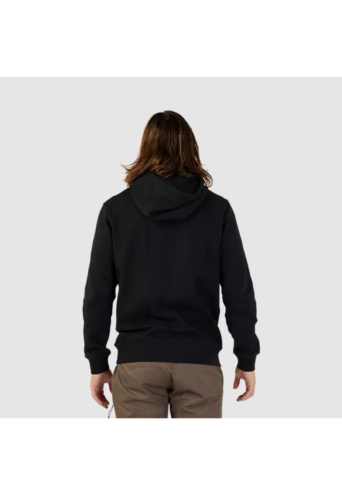 Poleron Lifestyle Canguro Withered Negro Fox-3