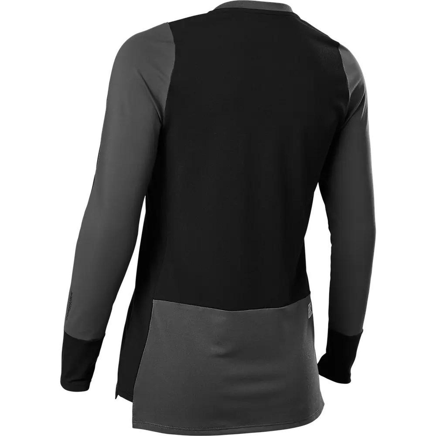 Polera Bicicleta Mujer Defend Pro Manga Larga Negro Fox-2