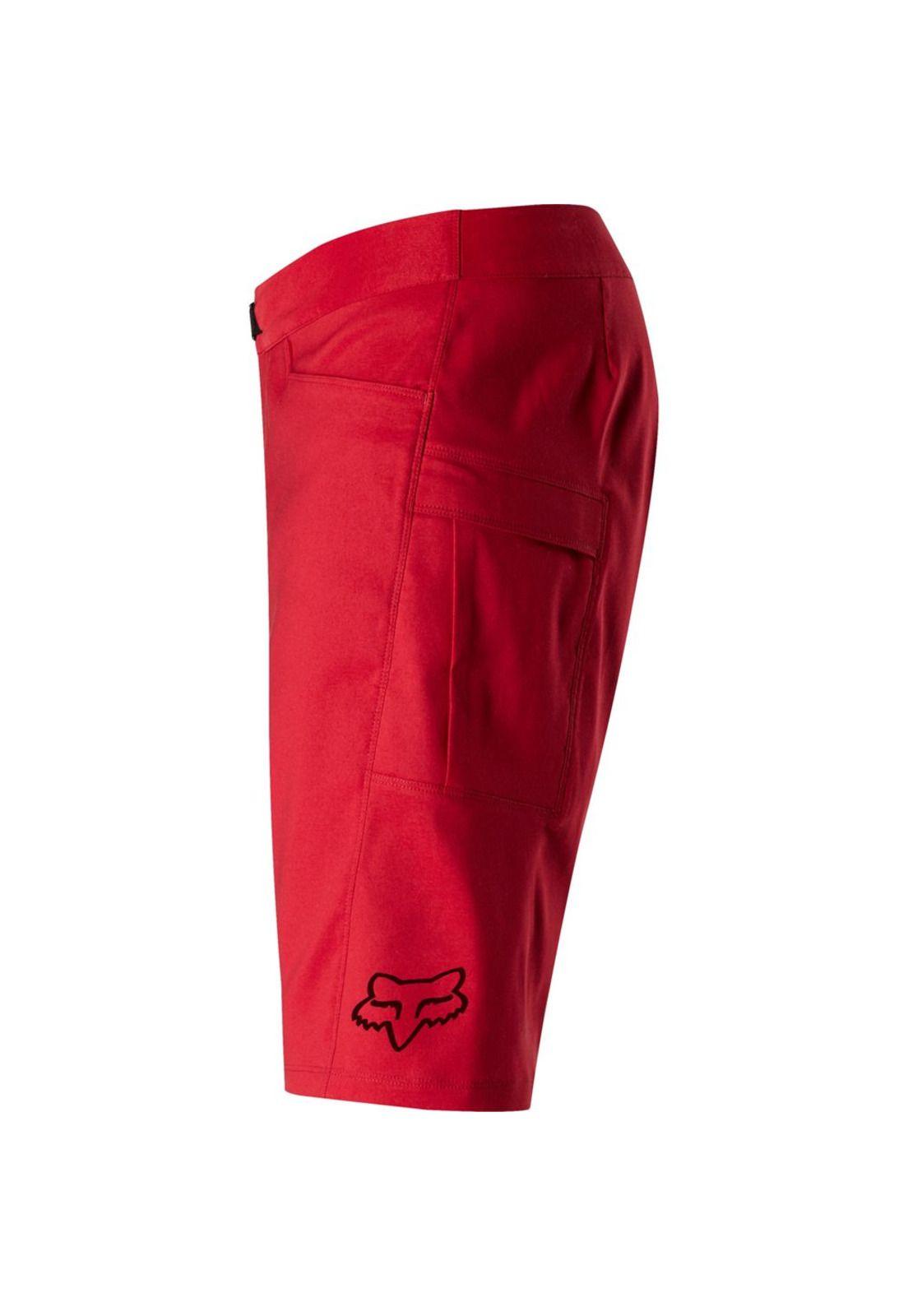 Short Bicicleta Ranger Cargo Rojo Fox-4
