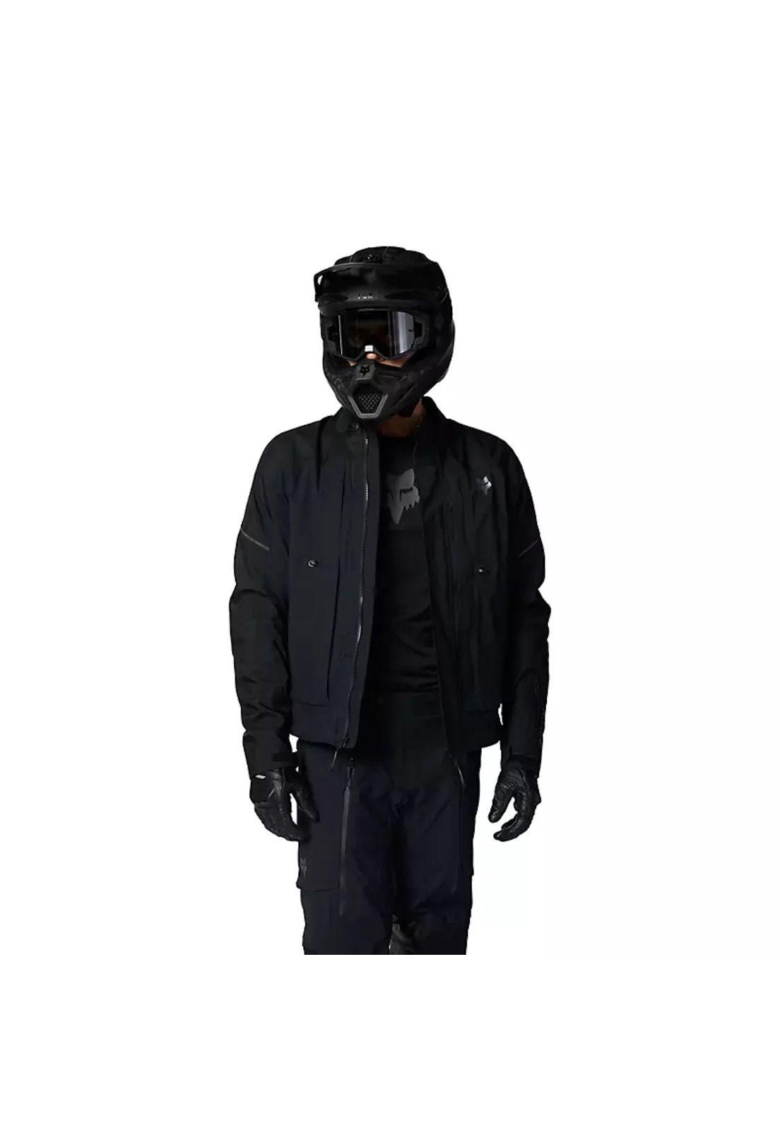 Chaqueta Moto Ranger GORE-TEX ADV Impermeable Negro Fox-2