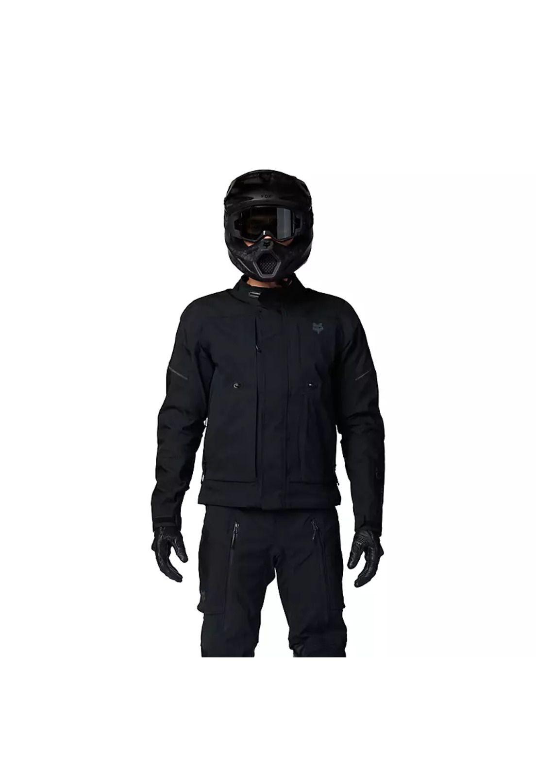 Chaqueta Moto Ranger GORE-TEX ADV Impermeable Negro Fox-3