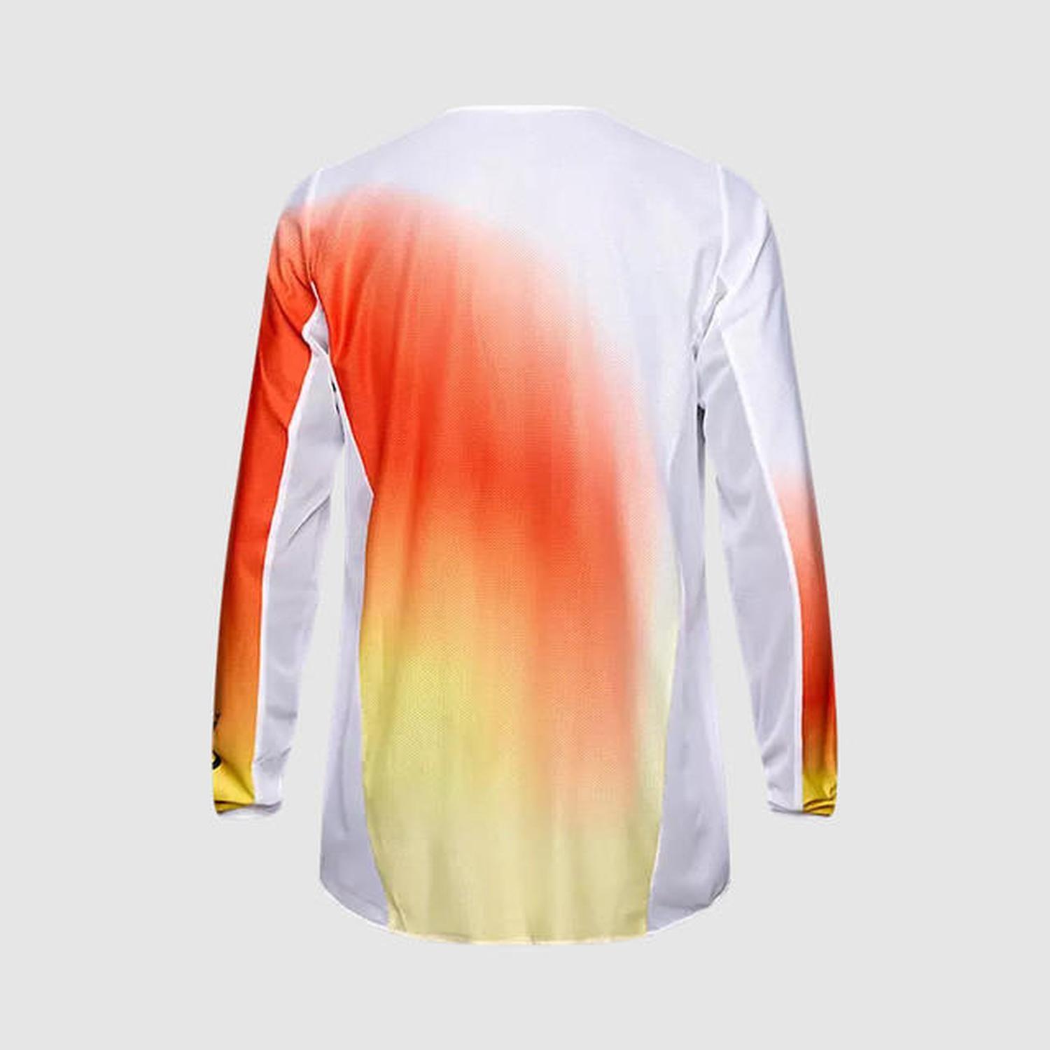 Polera Moto Air Haze 180 Blanco Fox-1
