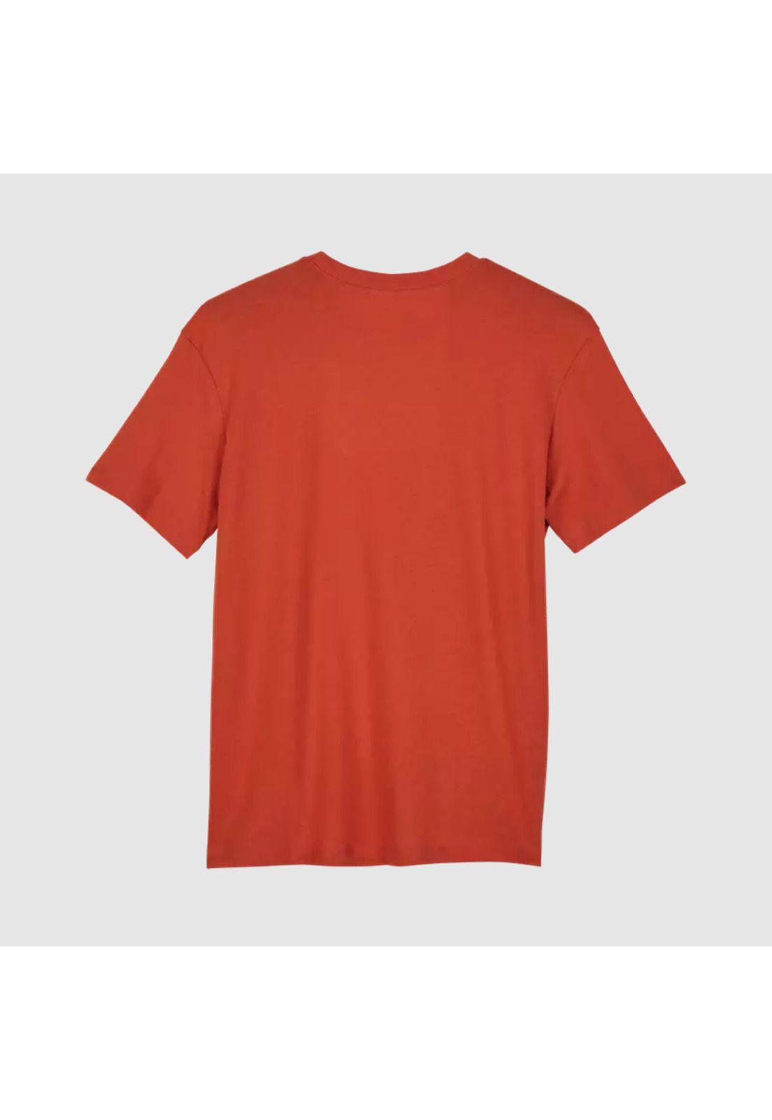 Polera Lifestyle Mujer Fox Head Naranja Fox-1