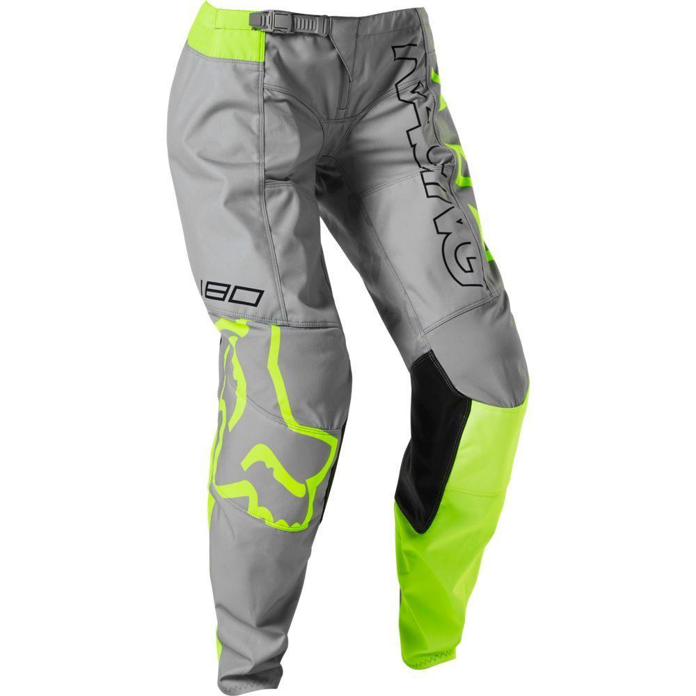 Pantalon Moto Niña 180 Skew Gris Fox-0
