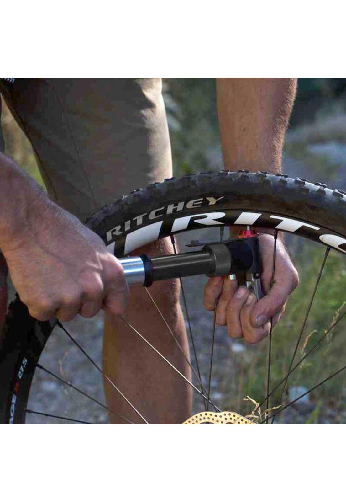 Bombín de Bicicleta para CO2 Mammoth Plata Blackburn-4