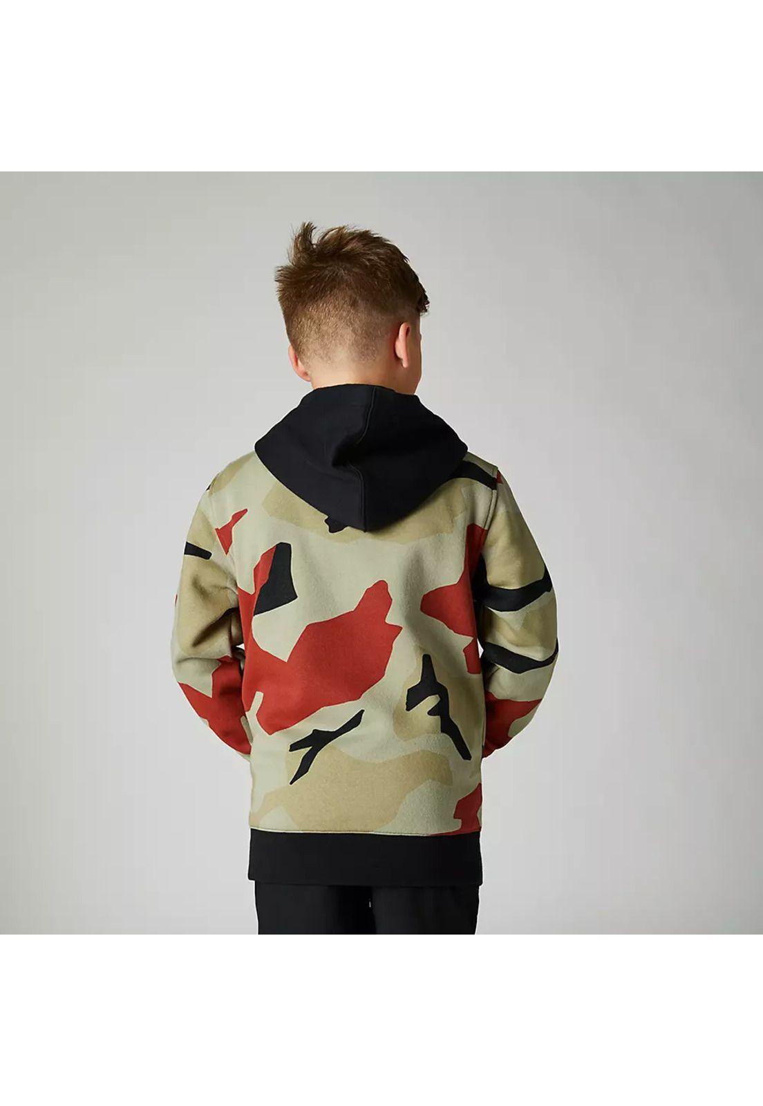 Poleron Lifestyle Niño BKNR Camo Verde Fox-1