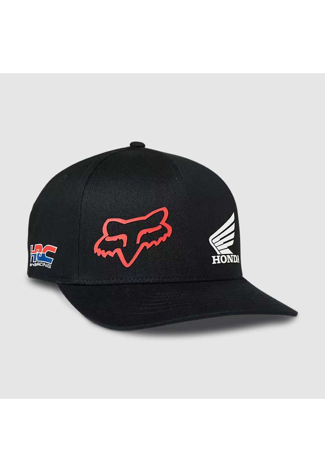 Gorro Jockey Lifestyle Flexfit Honda Negro Fox-0