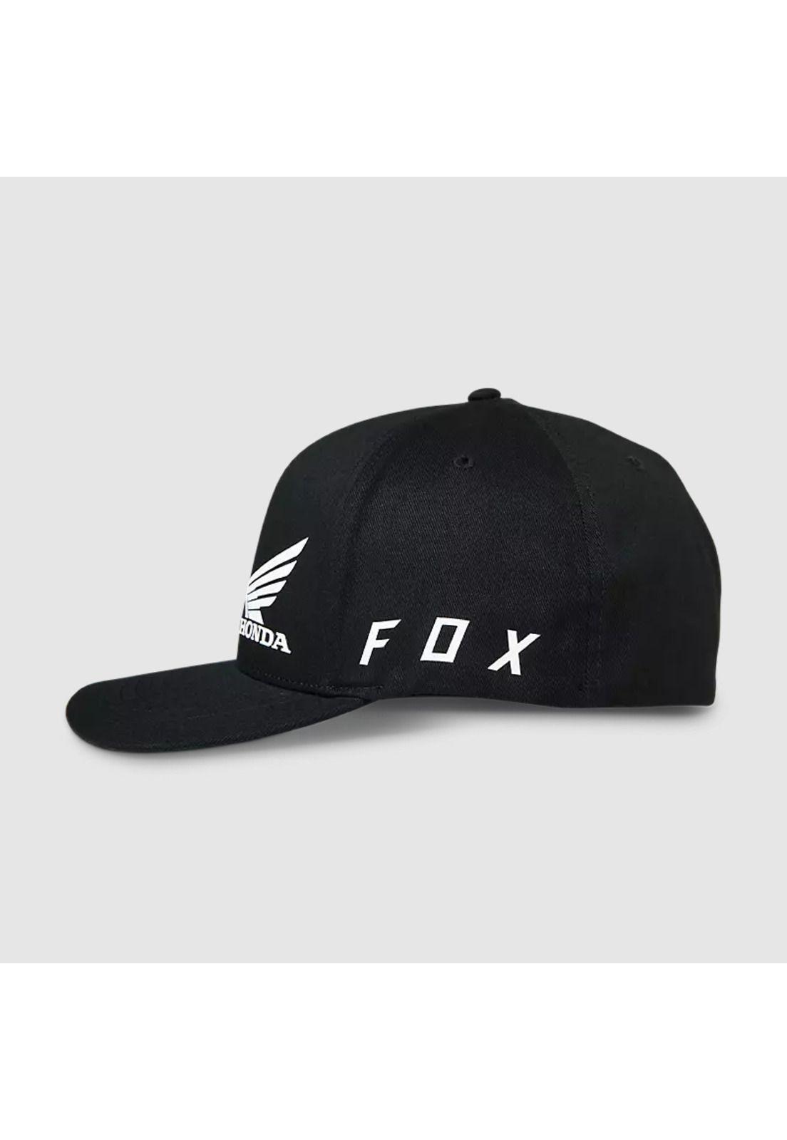 Gorro Jockey Lifestyle Flexfit Honda Negro Fox-3