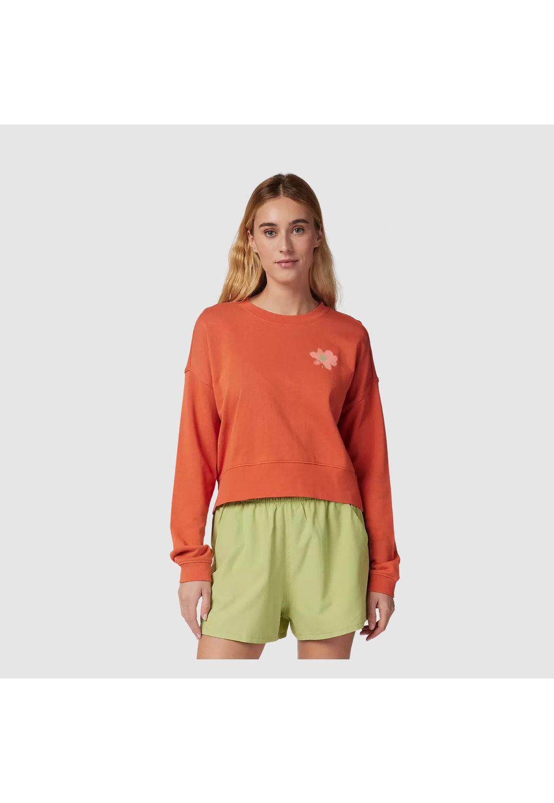 Poleron Lifestyle Mujer Byrd Terracota Fox-2