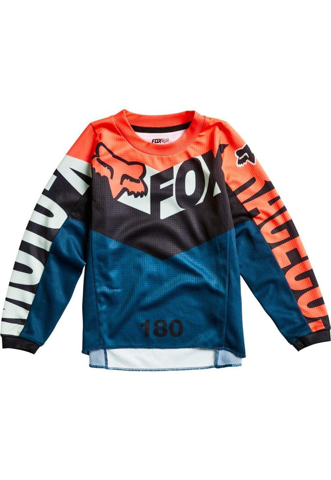 Polera Moto Infantil 180 Trice Gris Fox-0
