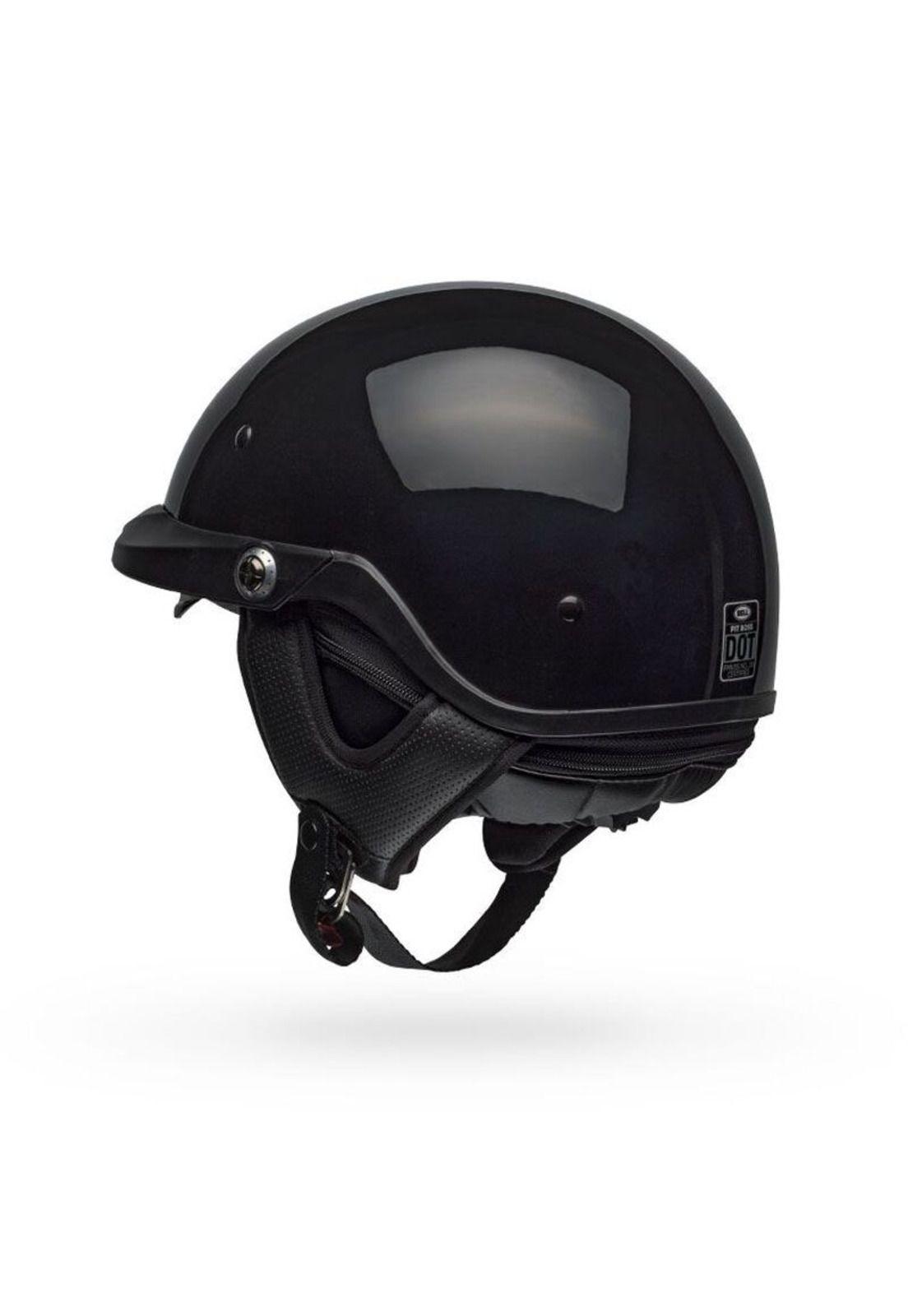 Casco Moto Calle Pit Boss Negro Bell-4