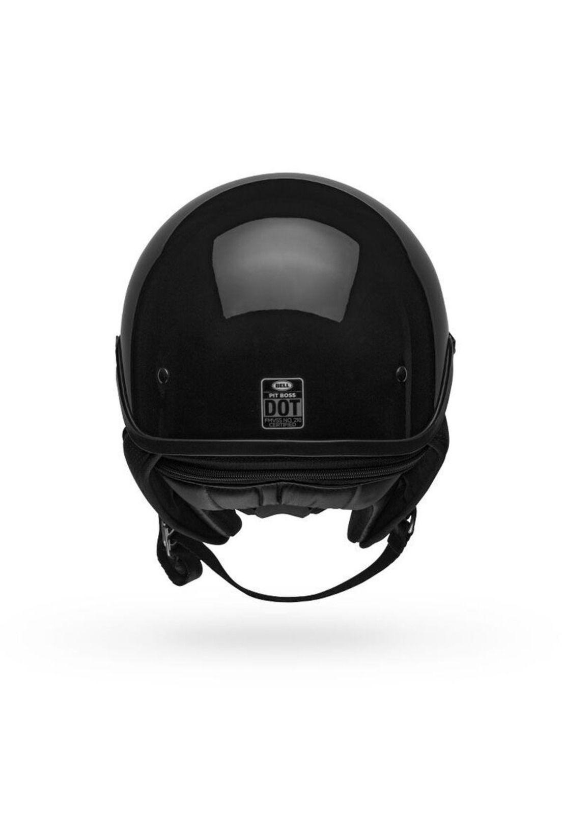 Casco Moto Calle Pit Boss Negro Bell-5