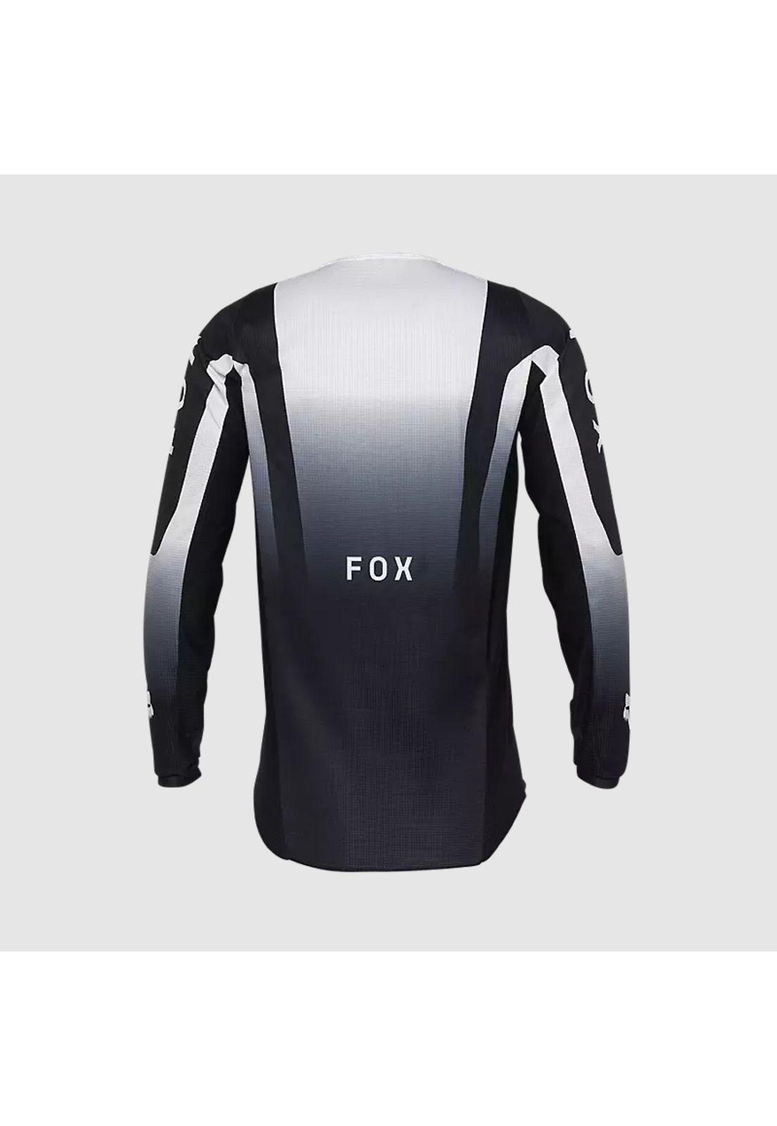 Polera Moto 180 Lean Negro/Blanco Fox-1
