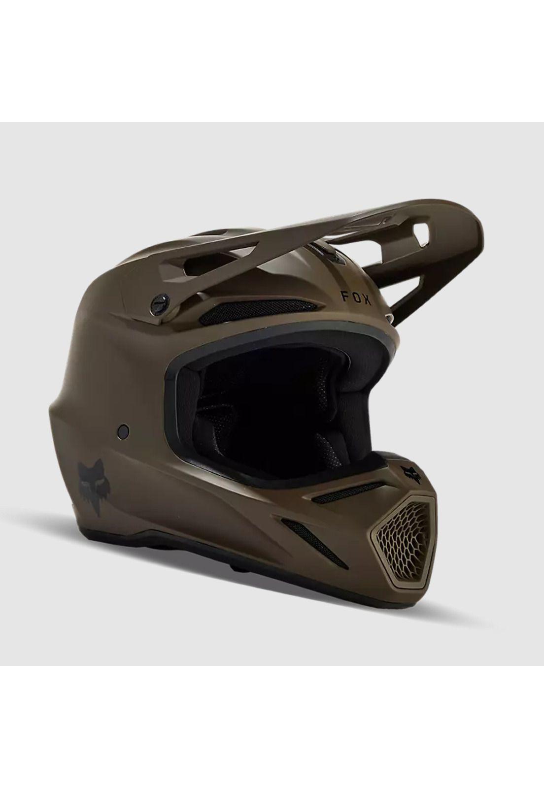 Casco Moto V3 Solid Cafe Matte Fox-0