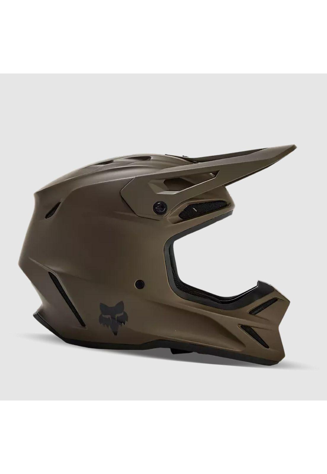 Casco Moto V3 Solid Cafe Matte Fox-1