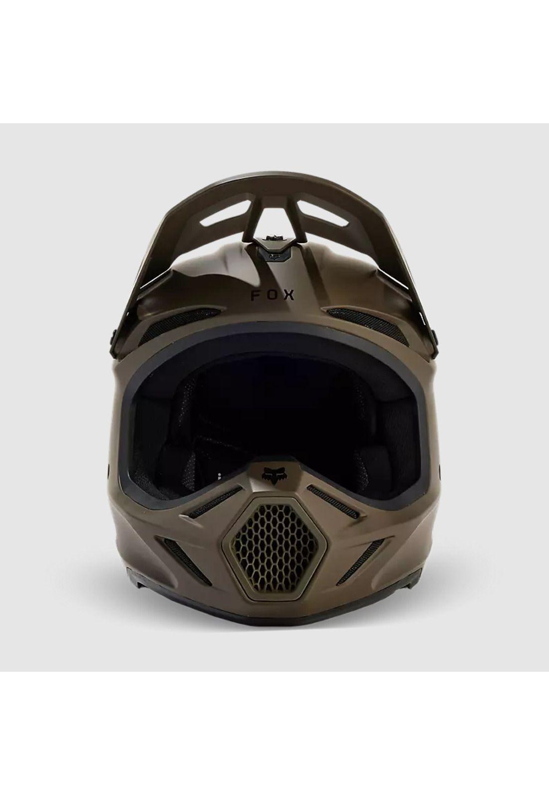 Casco Moto V3 Solid Cafe Matte Fox-2