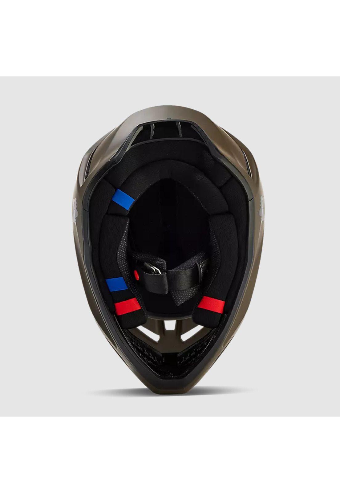 Casco Moto V3 Solid Cafe Matte Fox-5