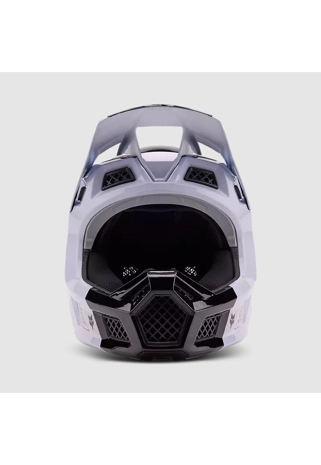 Casco Bicicleta Rampage Pro Carbon Intrude Blanco Fox-2