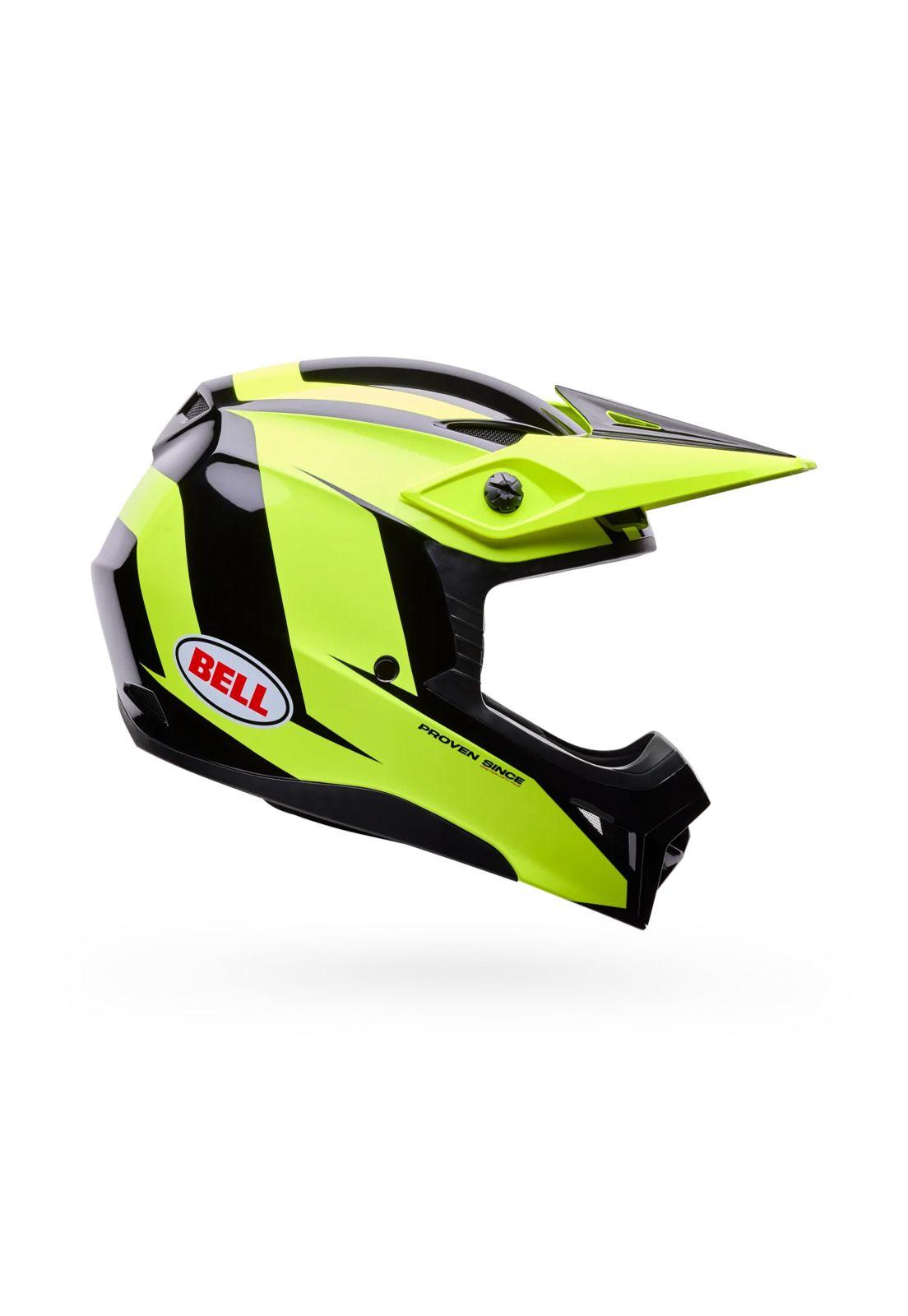 Casco Moto MX-10 Mips Talon Amarillo/Negro Bell-0