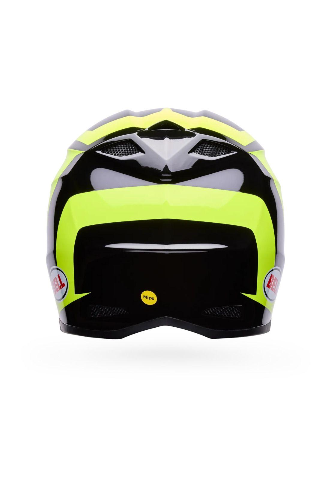 Casco Moto MX-10 Mips Talon Amarillo/Negro Bell-3